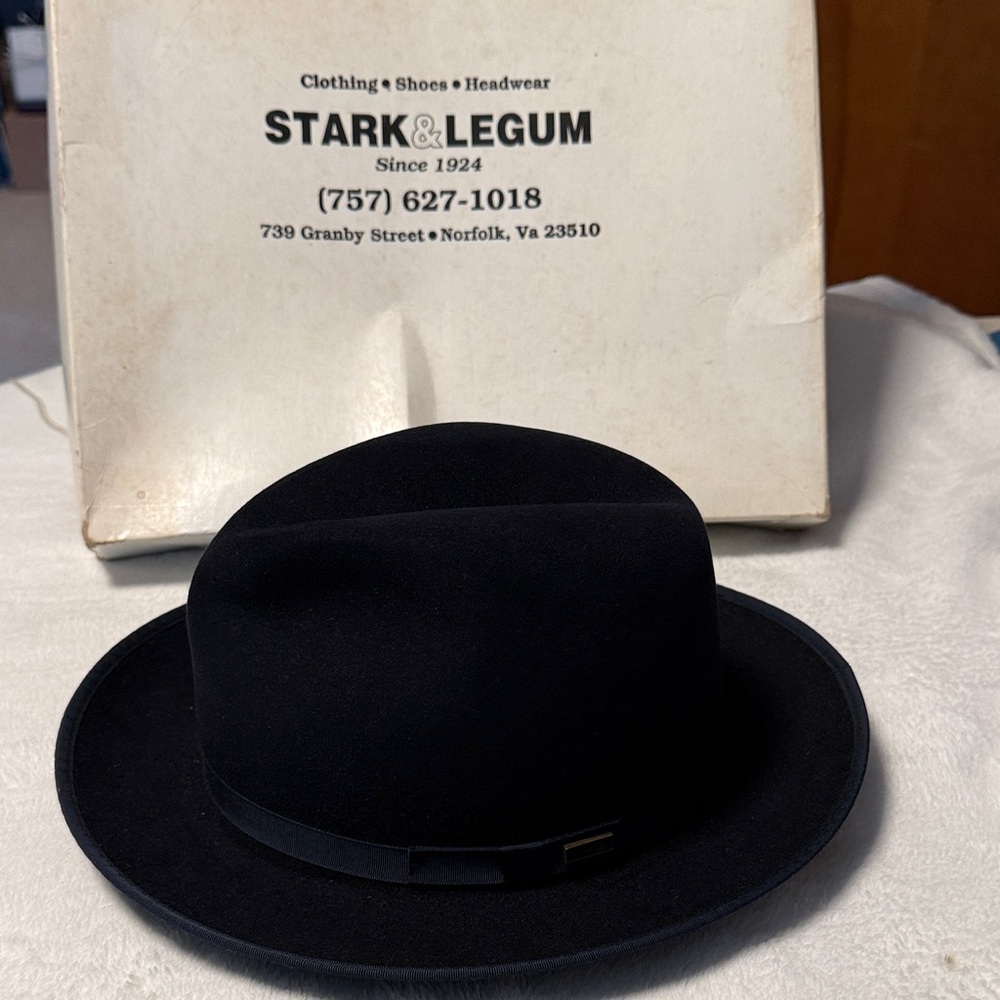 Bailey Santana Black Felt Fedora